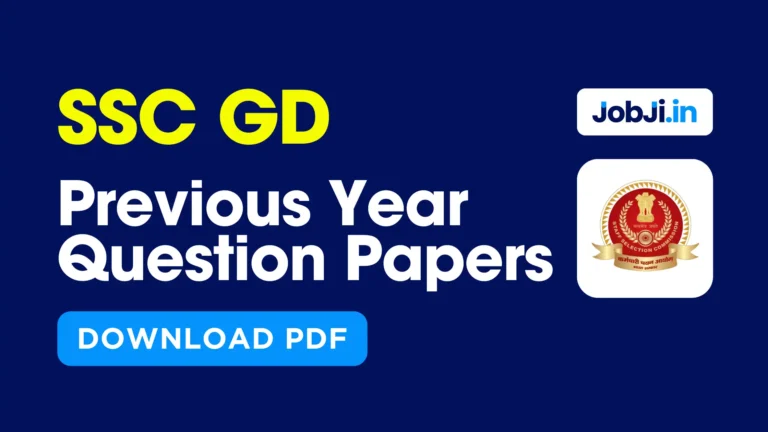 SSC GD previous year question papers